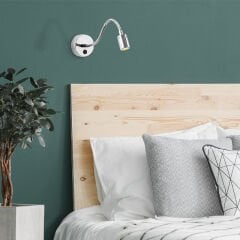 Aydinlatmadunyam Aplik Silver Reading-Nuw-3243