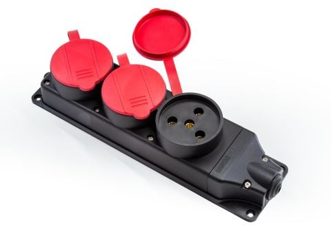 Emas Kauçuk 3*(3*25)A 3 Lü Grup Priz - EKS325PG30