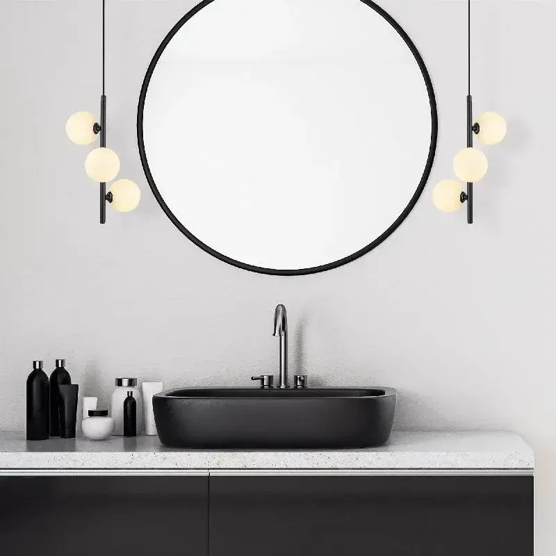 Aydinlatmadunyam Sarkit BlackWhite Domino-11047