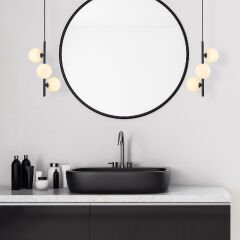 Aydinlatmadunyam Sarkit BlackWhite Domino-11047