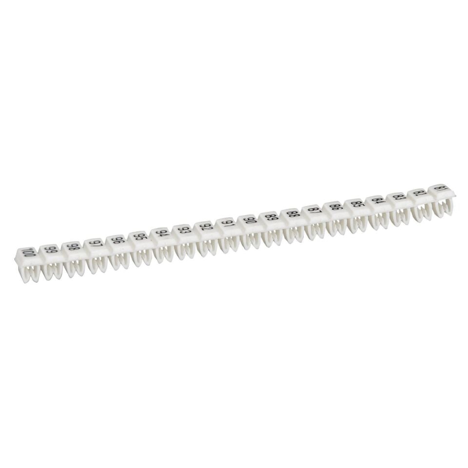 Legrand  CAB 3  01 ile 20 arası hazır rakamlar 1.5 ile 2.5 mm2 kesitli kablo ve klemensde LEG-038160