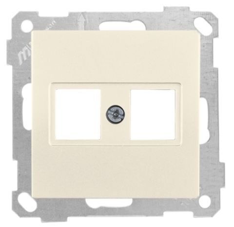 Mutlusan Data Prizi 2*Rj45  Kon.Süz  Krem - 2100 137 0102