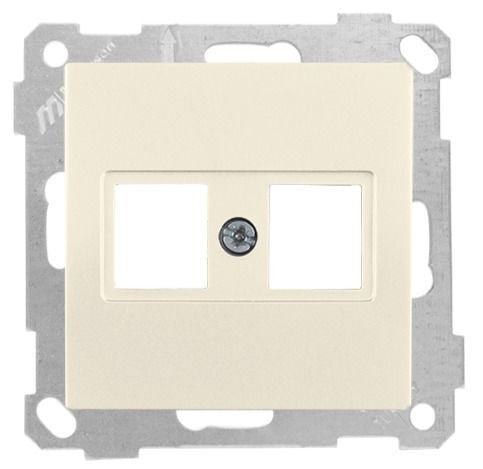 Mutlusan Data Prizi 2*Rj45  Kon.Süz  Krem - 2100 137 0102