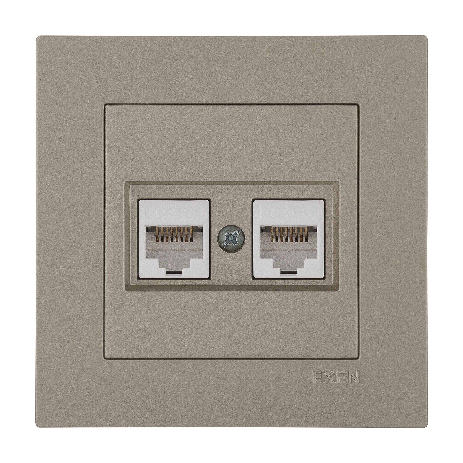 Exen Karell Titanyum Ikili Data Prizi Cat6 Komple Takim