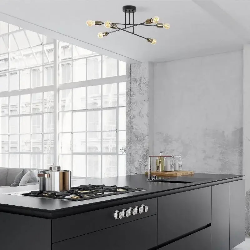 Aydinlatmadunyam Plafonyer Black Fleur-Nua-1501