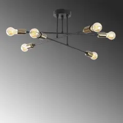 Aydinlatmadunyam Plafonyer Black Fleur-Nua-1501