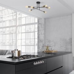 Aydinlatmadunyam Plafonyer Black Fleur-Nua-1501