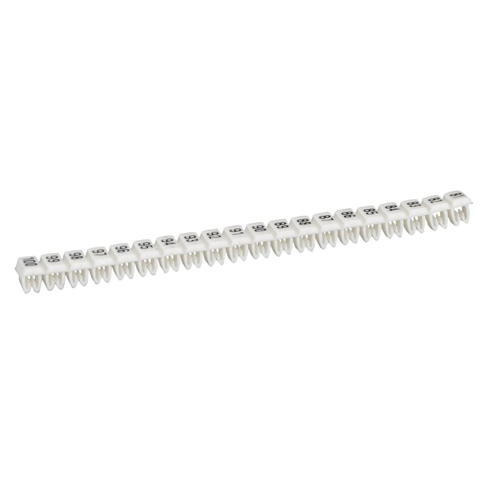 Legrand  CAB 3  41 ile 60 arası hazır rakamlar 1.5 ile 2.5 mm2 kesitli kablo ve klemensde LEG-038162