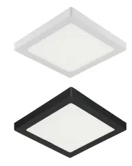 HOROZ 400-012-148 Karolin-18 18W Siyah Kasa 6400K Kare Smd Led Armatür H-400-012-148