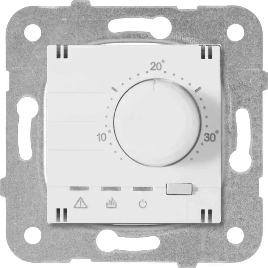 Viko Karre Beyaz Analog Termostat  Çerceve Hariç