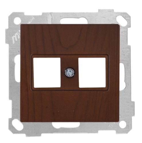 Mutlusan Data Prizi 2*Rj45  Kon.Süz  Ceviz - 2100 137 0157