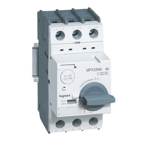 Legrand  MPX³ 32MA çevirmeli tip manyetik korumalı motor koruma şalteri 4A LEG-417347
