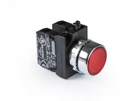 Emas C Somunlu Metal Cıft Stop Kırmızı - CM202DK