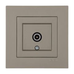 Exen Karell Titanyum Tv Priz Ekranli Geçisli Komple Takim