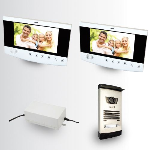 Nural 7 İnç LCD Dokunmatik Görüntülü Villa Kitler 2 Şubeli