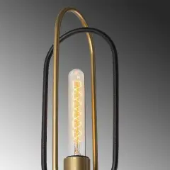 Aydinlatmadunyam Masa Lambasi BlackGold Cerco-Num-5071