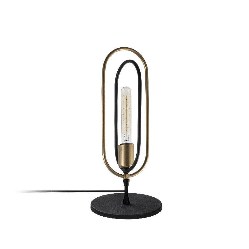 Aydinlatmadunyam Masa Lambasi BlackGold Cerco-Num-5071