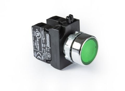 Emas C Somunlu Metal Cıft Stop Yeşil - CM202DY