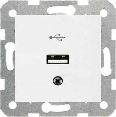 Viko Karre Beyaz Usb Konnektör  Çerceve Hariç