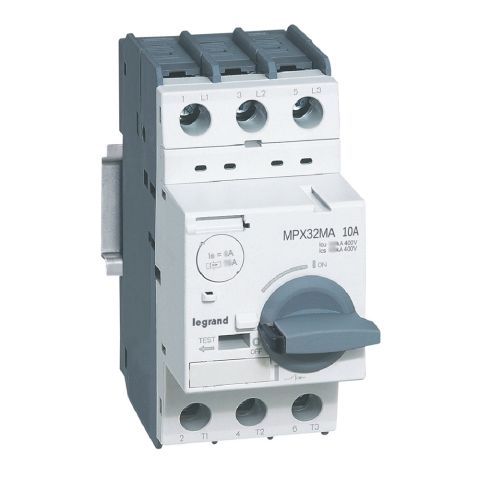 Legrand  MPX³ 32MA çevirmeli tip manyetik korumalı motor koruma şalteri 10A LEG-417350