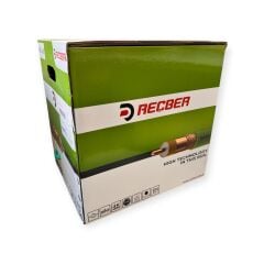 Reçber RG 6 U/6 PHY-PVC Class B Cu/Cu Euro-Class Eca 75 Ohm Fiziksel Köpüklü PVC Kılıflı Koaksiyel Kablo