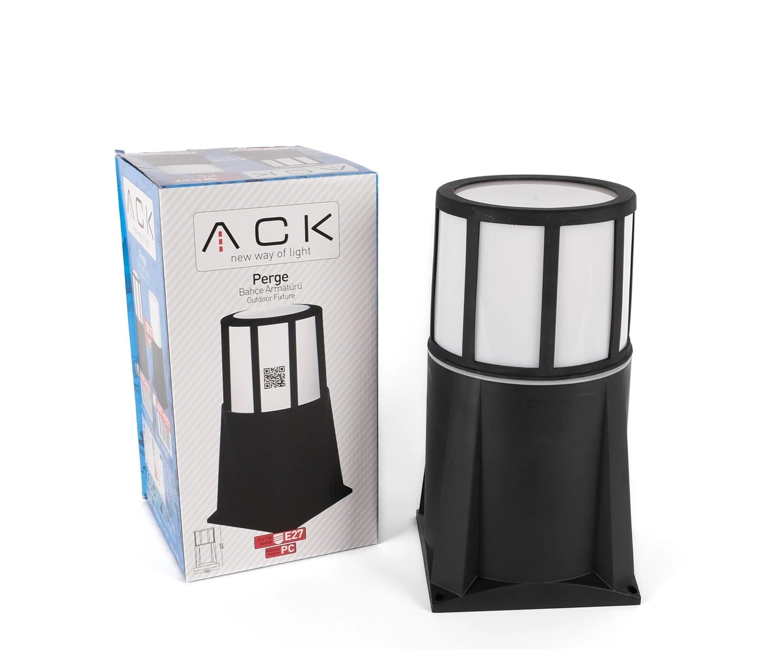 ACK Pc Bahçe Set Üstü Armatürü 300Mm E27 AG57-01121 en uygun fiyatlı satıcı