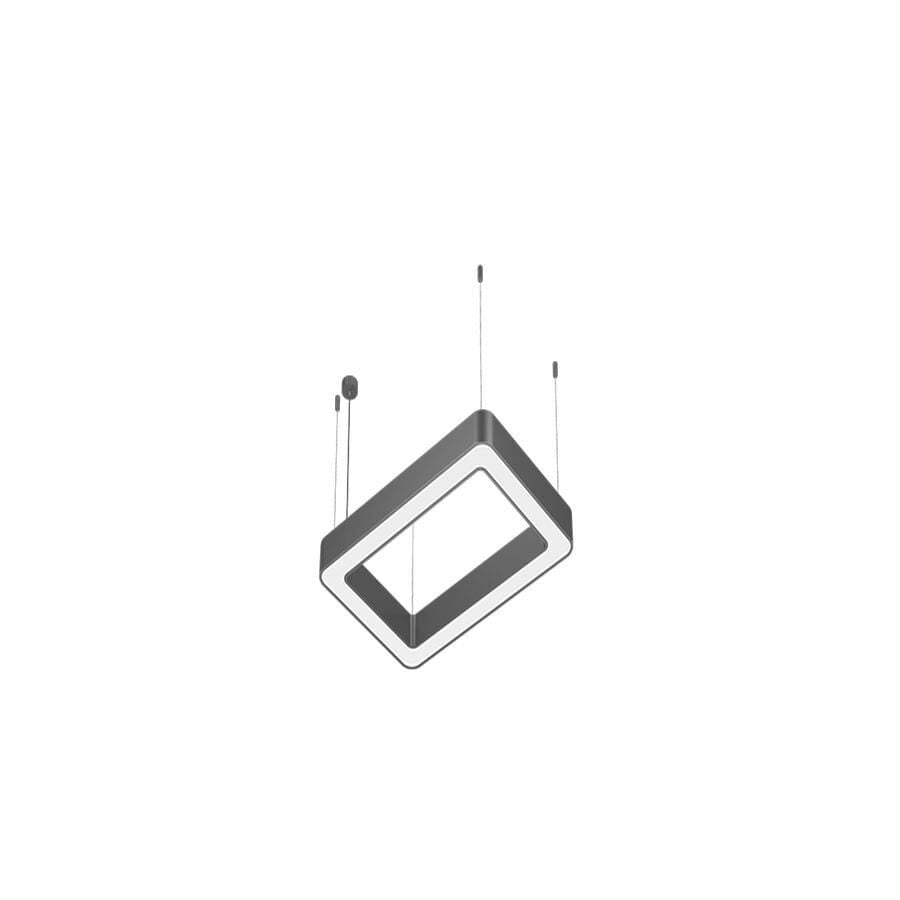 Goya Gy 8118- 60X90 Cm Siyah Kasa 4000K Linear Armatür