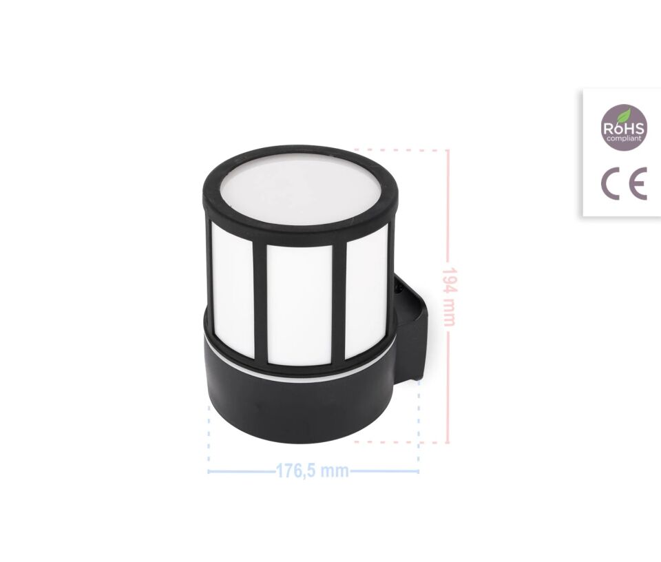 ACK Pc Duvar Aplıgı E27 176,5X194Mm AG57-02021