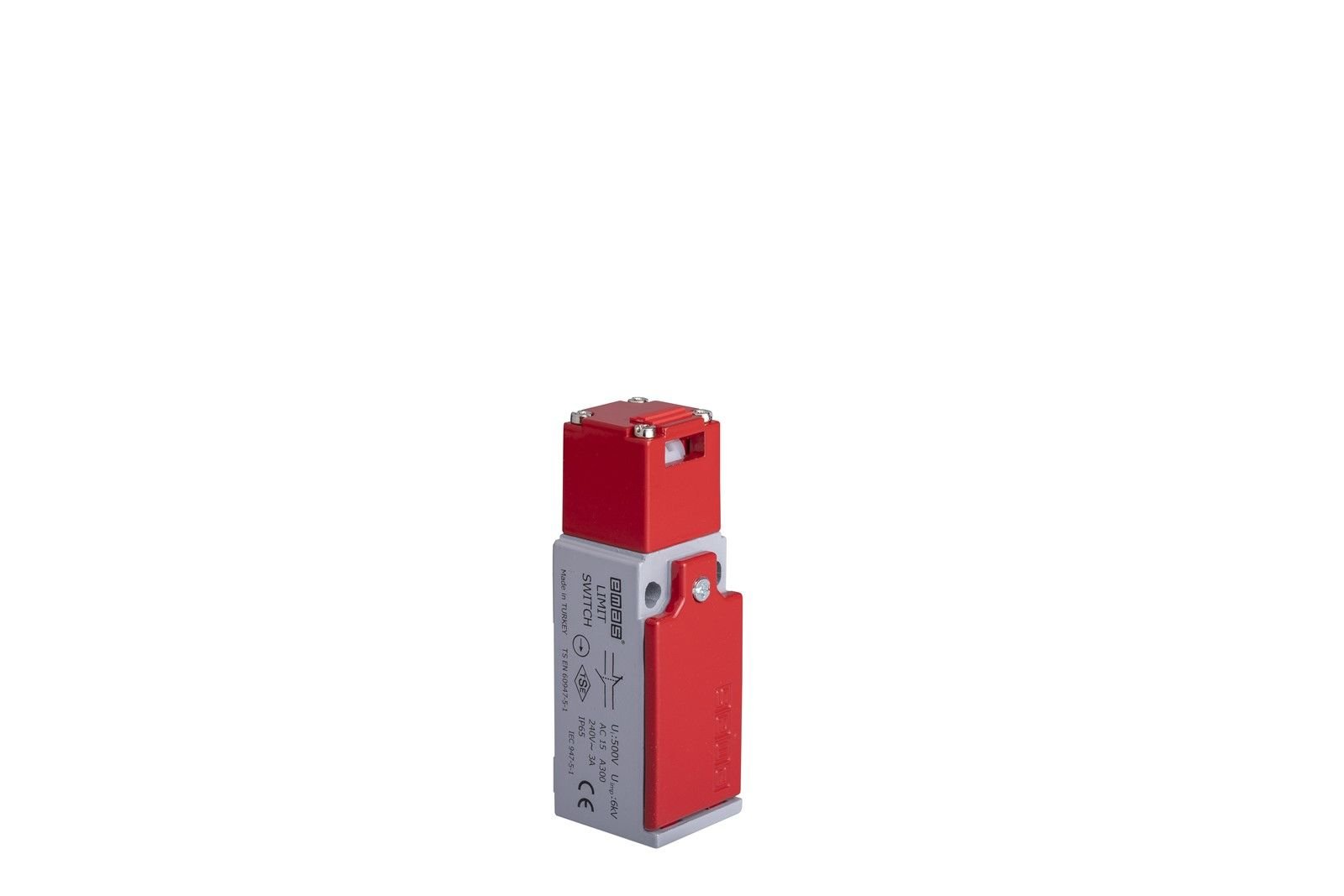 Emas Emniyet Sınır Şalteri Kıvrık+Düz Metal Anahtarlı - L51K23LUM320