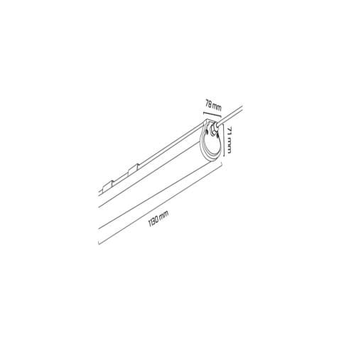 Goya Gy 4317 Gri 36W 4000K Sg Etanj Armatür