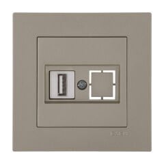 Exen Karell Titanyum Usb Prizi Jakli (Sarj Edemez) Komple Takim