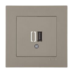 Exen Karell Titanyum Usb Sarj Prizi Komple Takim