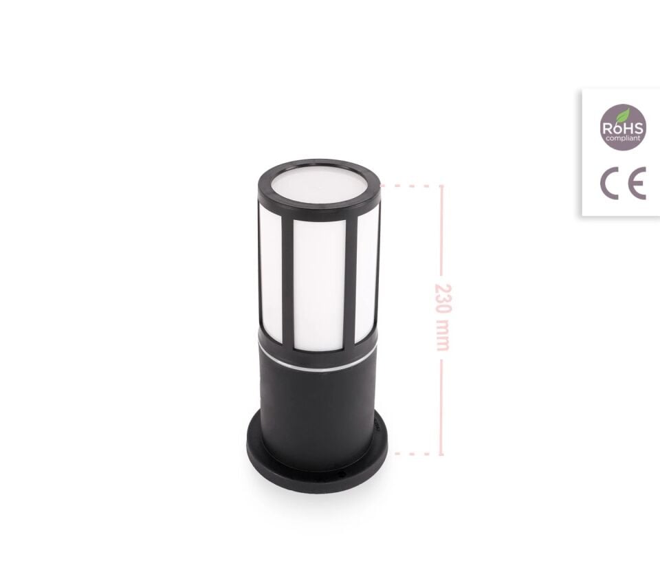 ACK Troy Bahçe Direk Armatürü E27 Duy 230Mm AG57-04121