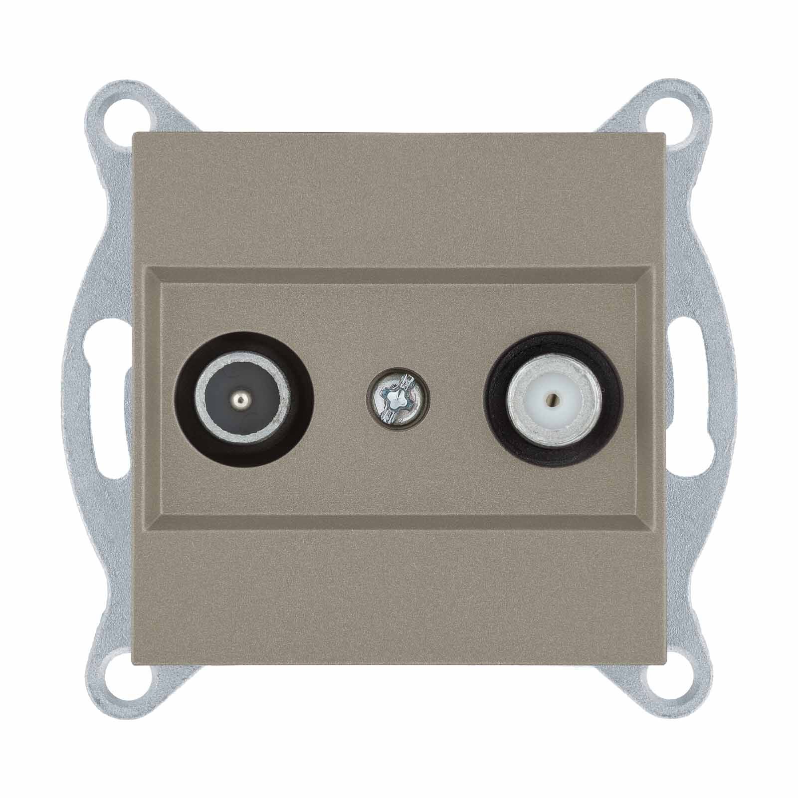 Exen Titanyum Modül+Kapak  Tv-Sat Prizi Sonlu