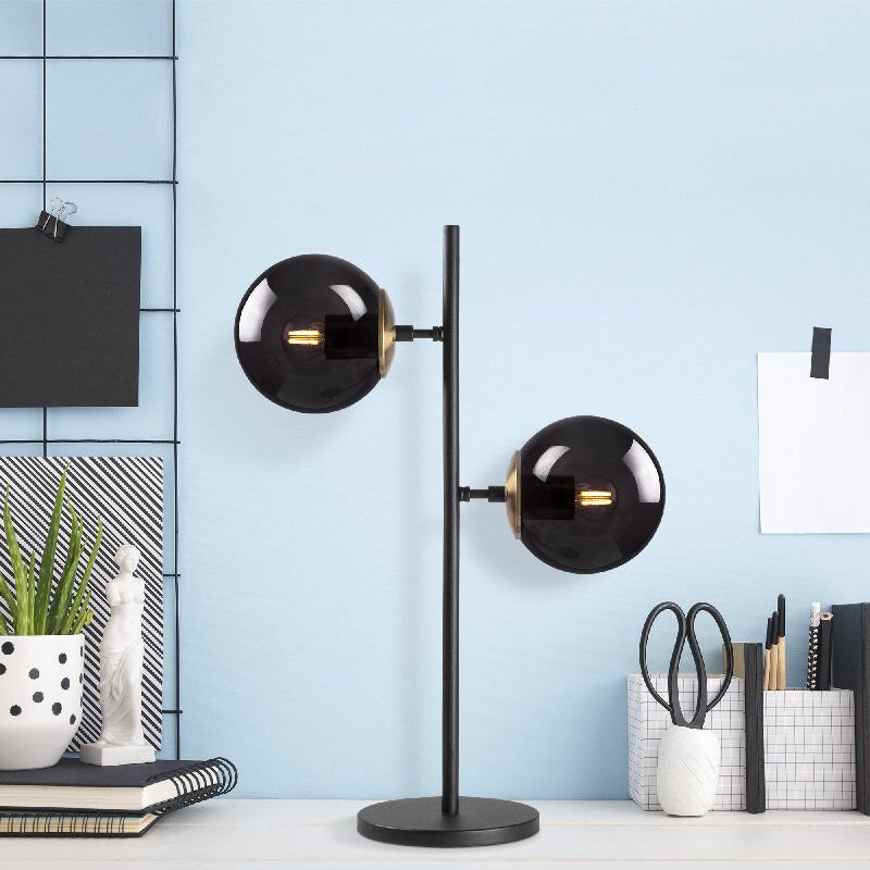 Aydinlatmadunyam Masa Lambasi BlackAntique Fazli-10424