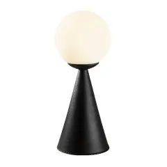 Aydinlatmadunyam Masa Lambasi BlackWhite Gondol-Num-5041
