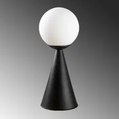 Aydinlatmadunyam Masa Lambasi BlackWhite Gondol-Num-5041