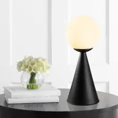Aydinlatmadunyam Masa Lambasi BlackWhite Gondol-Num-5041