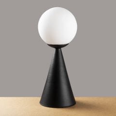 Aydinlatmadunyam Masa Lambasi BlackWhite Gondol-Num-5041