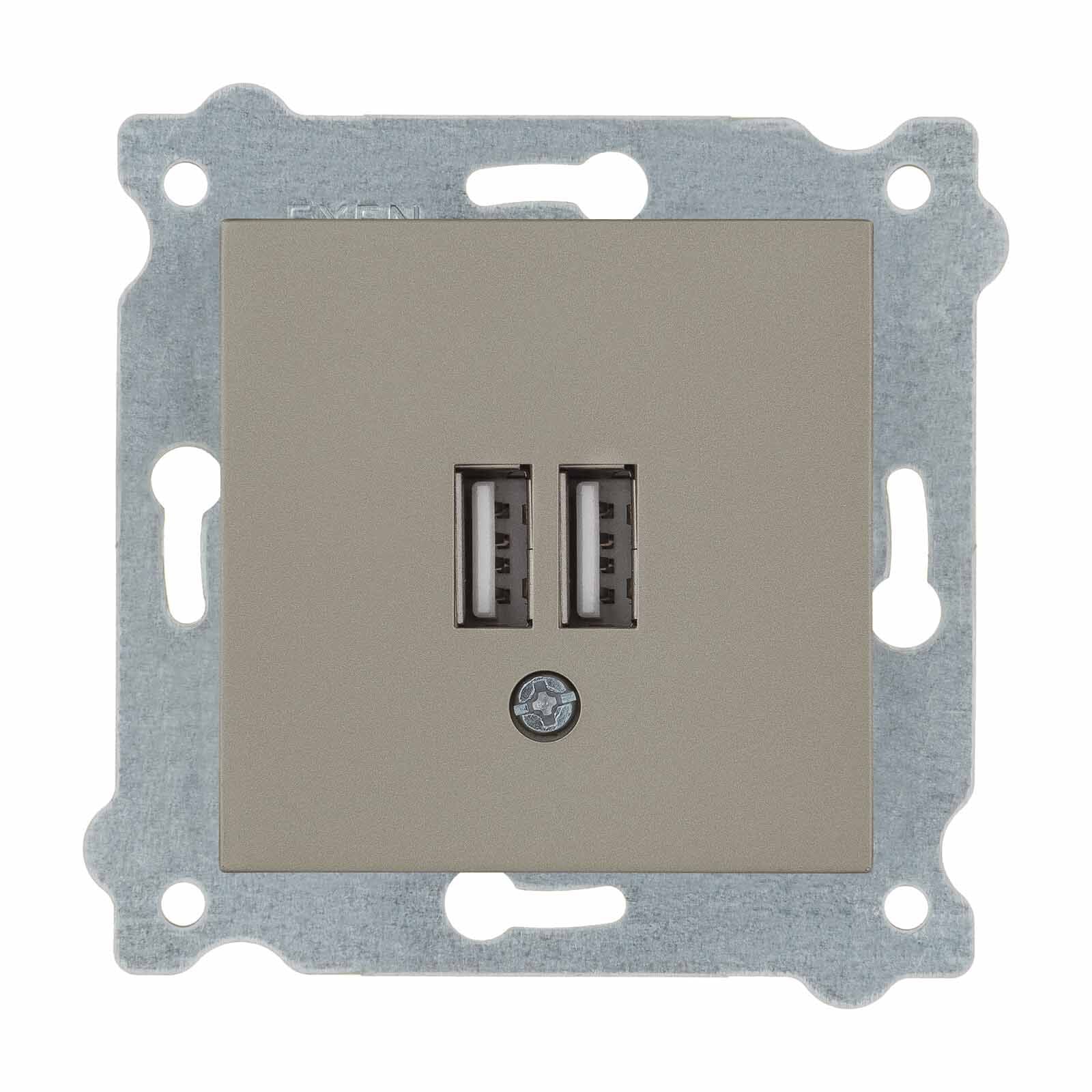 Exen Titanyum Modül+Kapak  2X Usb Sarj Prizi