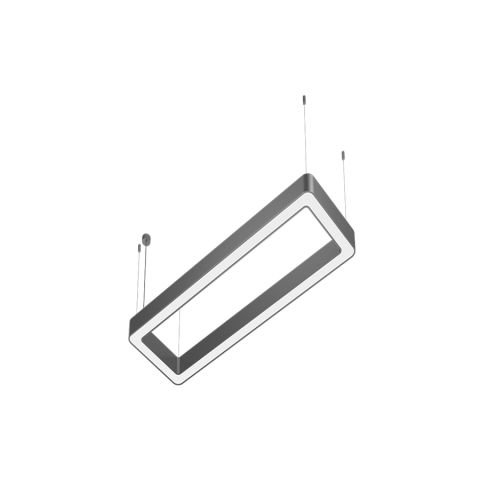 Goya Gy 8118- 60X180 Cm Siyah Kasa  3000K Linear Armatür