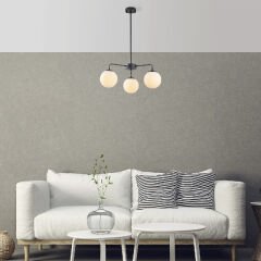 Aydinlatmadunyam Avize BlackCream Viran-11005