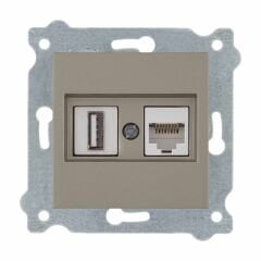 Exen Titanyum Modül+Kapak  Data+Usb Prizi Jakli (Sarj Edemez)