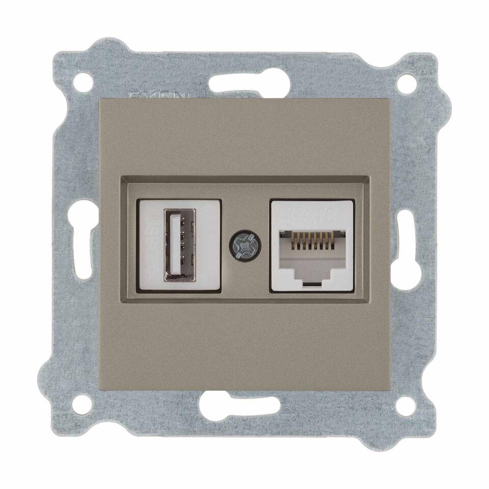Exen Titanyum Modül+Kapak  Data+Usb Prizi Jakli (Sarj Edemez)