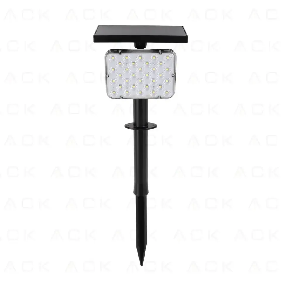 ACK Solar Led Çim Armatürü Kazıklı 8W/H Yeşil AG60-01851