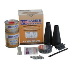 Cetsan 4 x 4 - 4 x 6 Reçineli Ek Muf E1.404-406 - 1 Adet