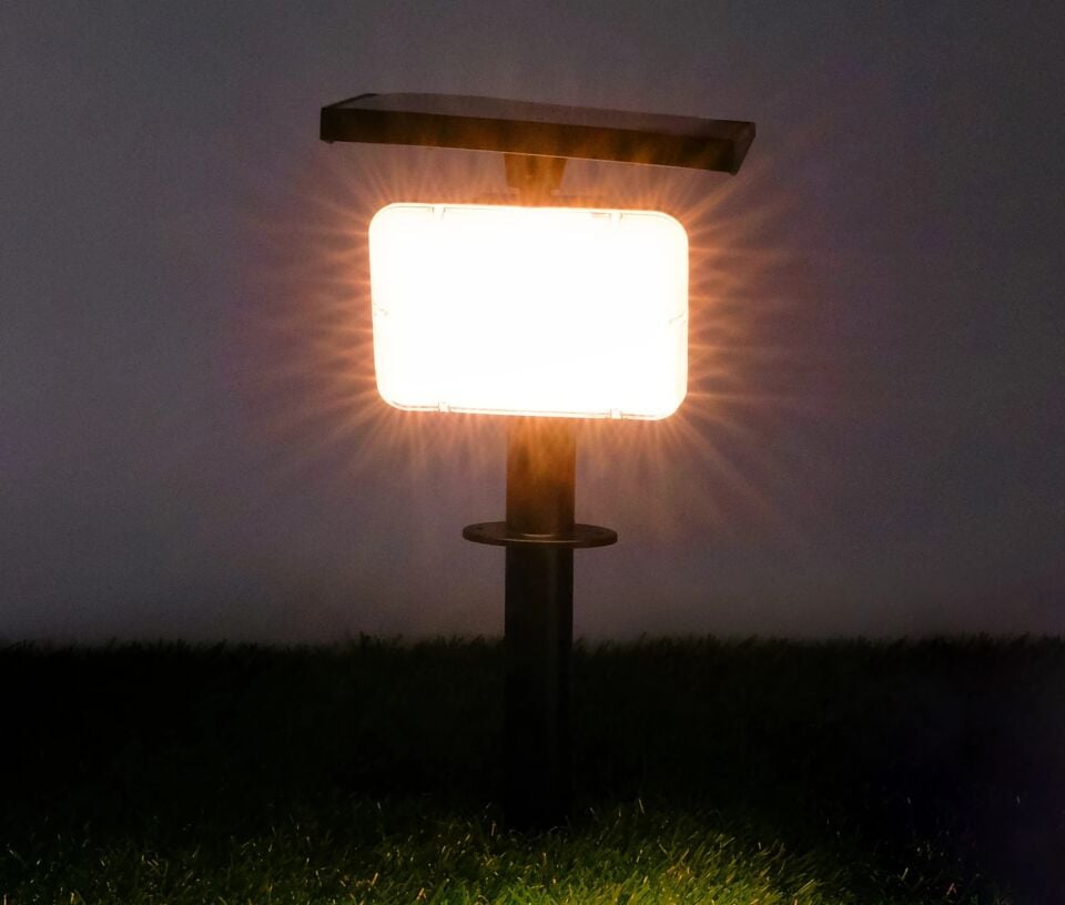 ACK Solar Led Çim Armatürü Kazıklı 8W/H Amber AG60-01881