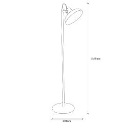 Aydinlatmadunyam Lambader BlackGold Lik-Nul-4036
