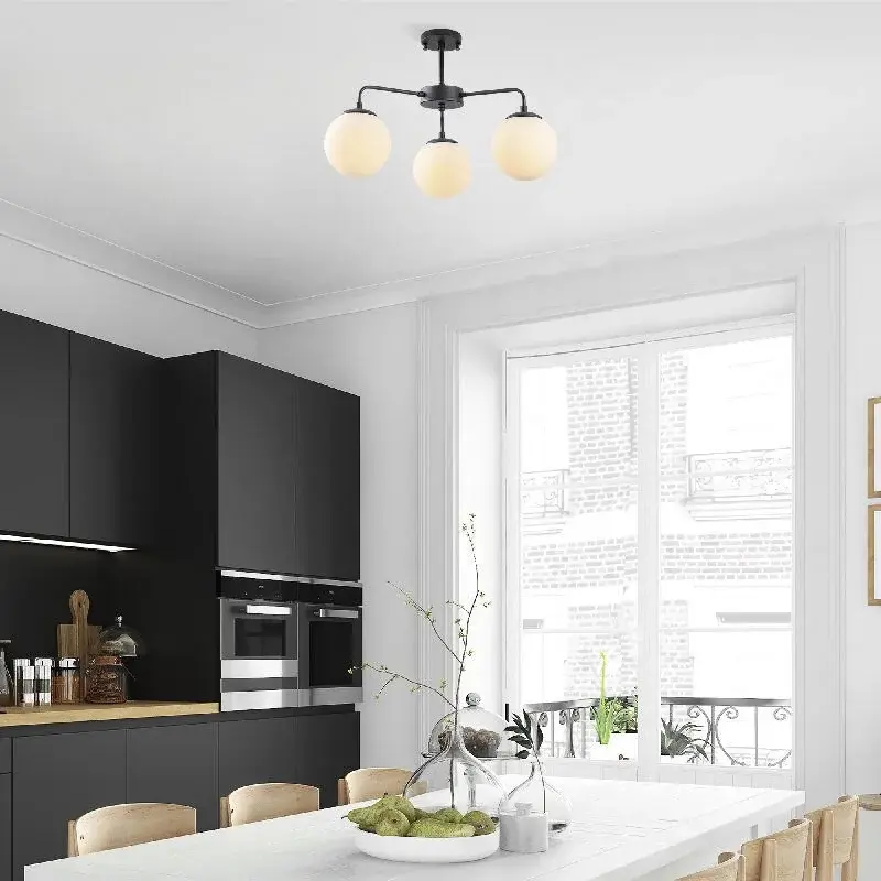 Aydinlatmadunyam Plafonyer BlackCream Viran-11006