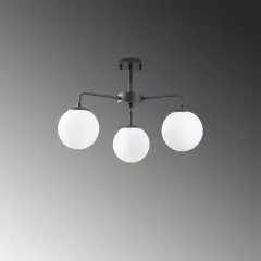 Aydinlatmadunyam Plafonyer BlackCream Viran-11006